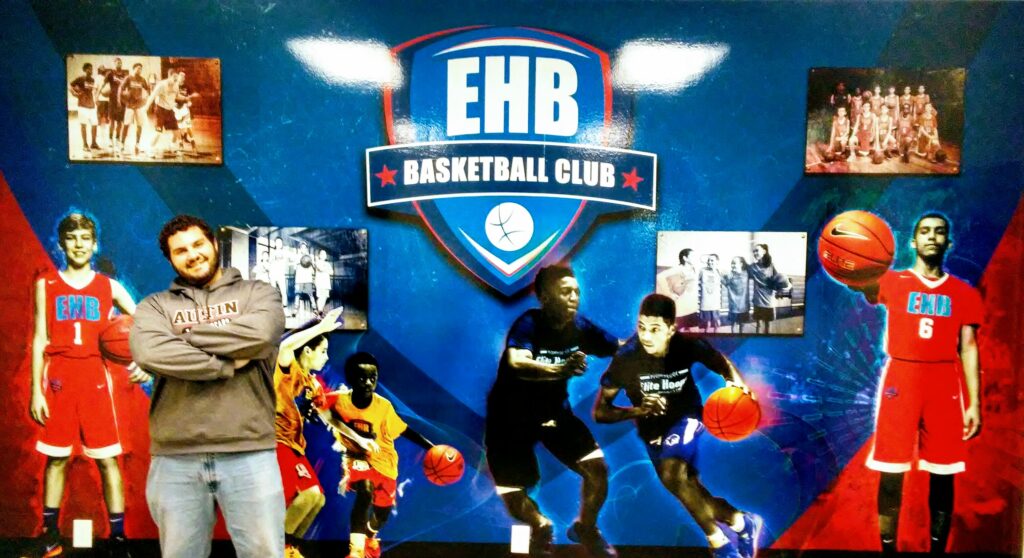 Custom Wall Graphics For Elite Hoops Basketball